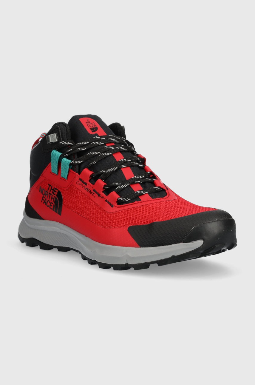

Черевики The North Face Cragstone Mid Waterproof чоловічі колір червоний