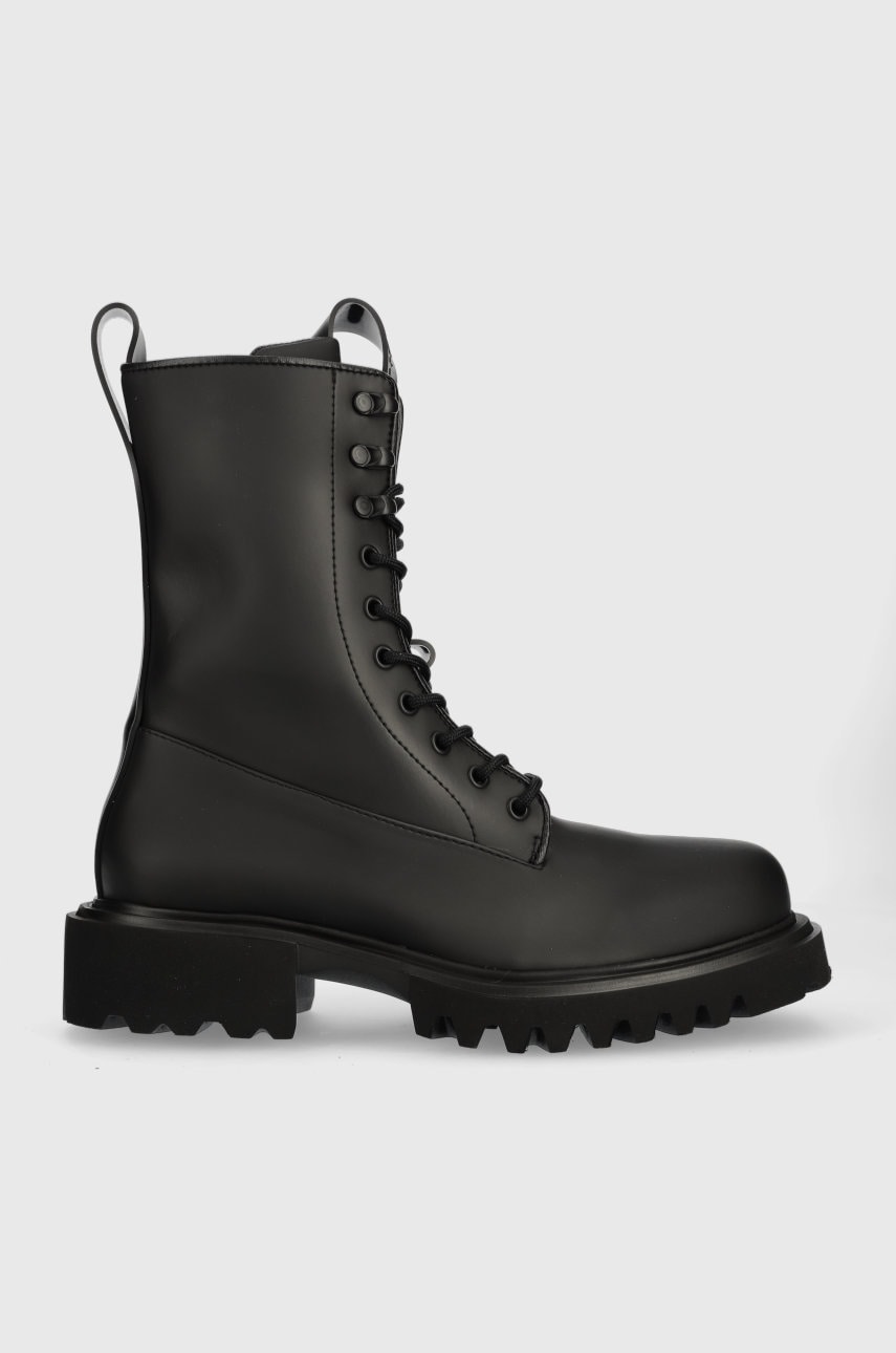 Rains bocanci 22600 Show Combat Boot bărbați, culoarea negru 22600.01-01.Black