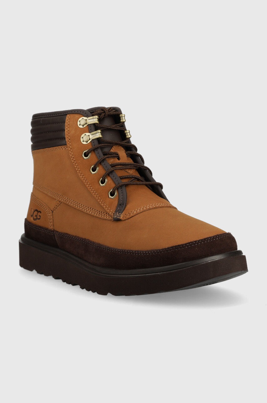 

Замшевые кроссовки UGG M Highland Sport мужские цвет коричневый
