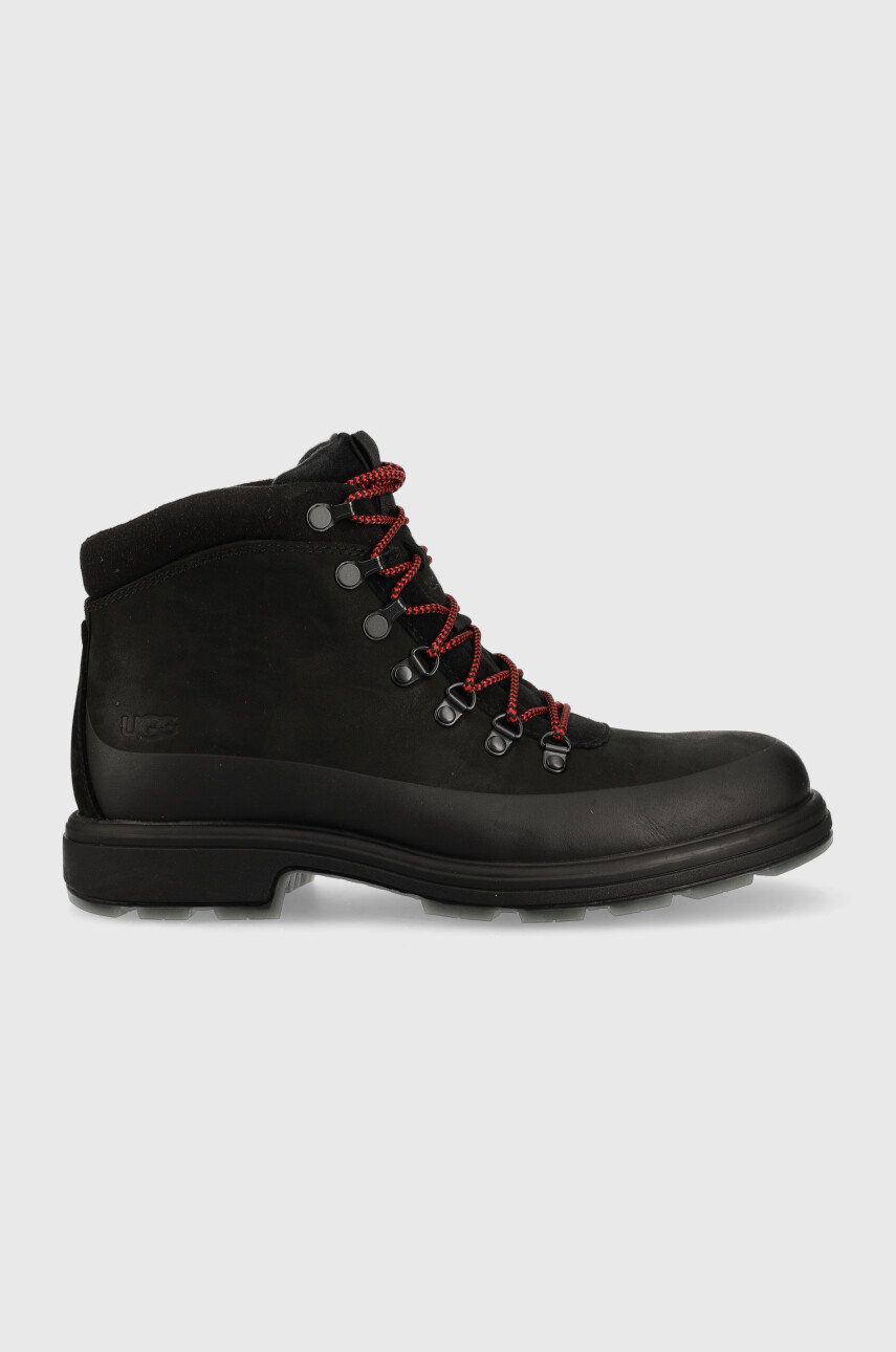 Semišové boty UGG M Biltmore Hiker pánské, černá barva - černá -  Svršek: Semišová kůže Vn