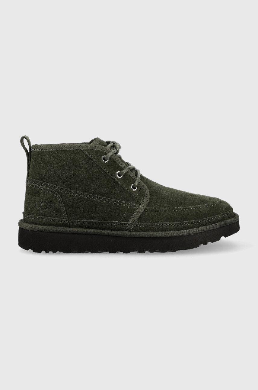 

Велурени обувки UGG M Neumel Moc в зелено, Зелен