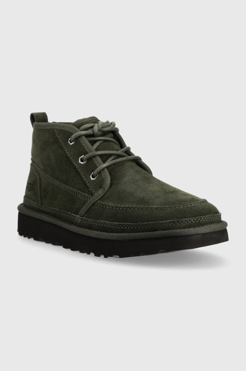 

Замшевые кроссовки UGG M Neumel Moc мужские цвет зелёный