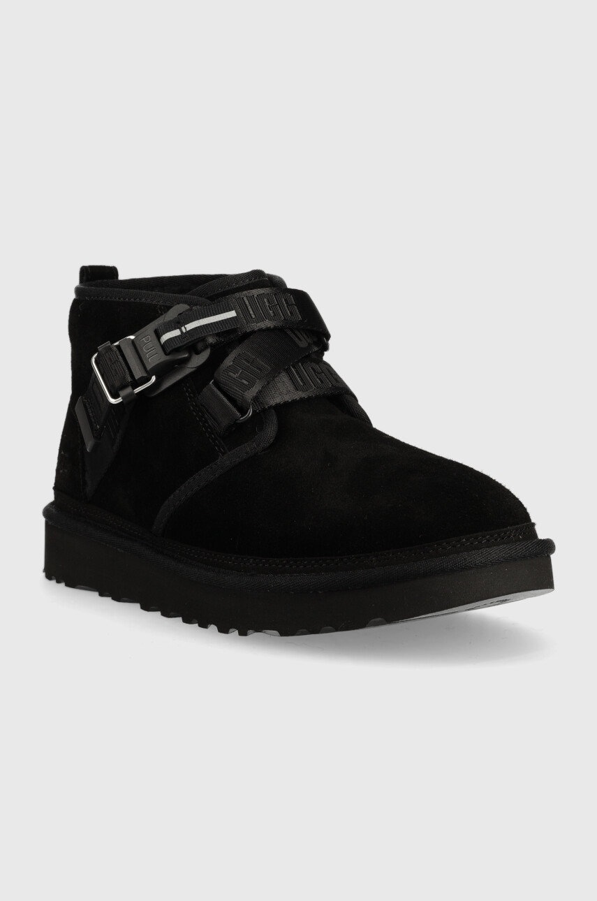 

Замшеві чоботи UGG M Neumel Quickclick чоловічі колір чорний
