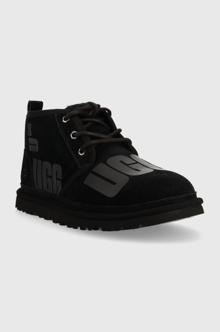 

Замшевые сапоги UGG M Neumel Scatter Graphic мужские цвет чёрный