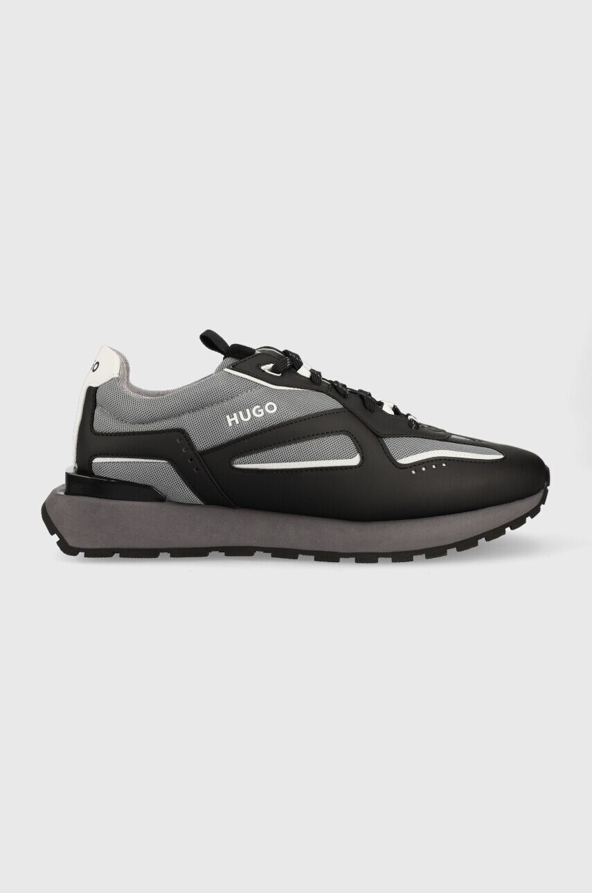 Hugo sneakers cubite barbati, culoarea negru