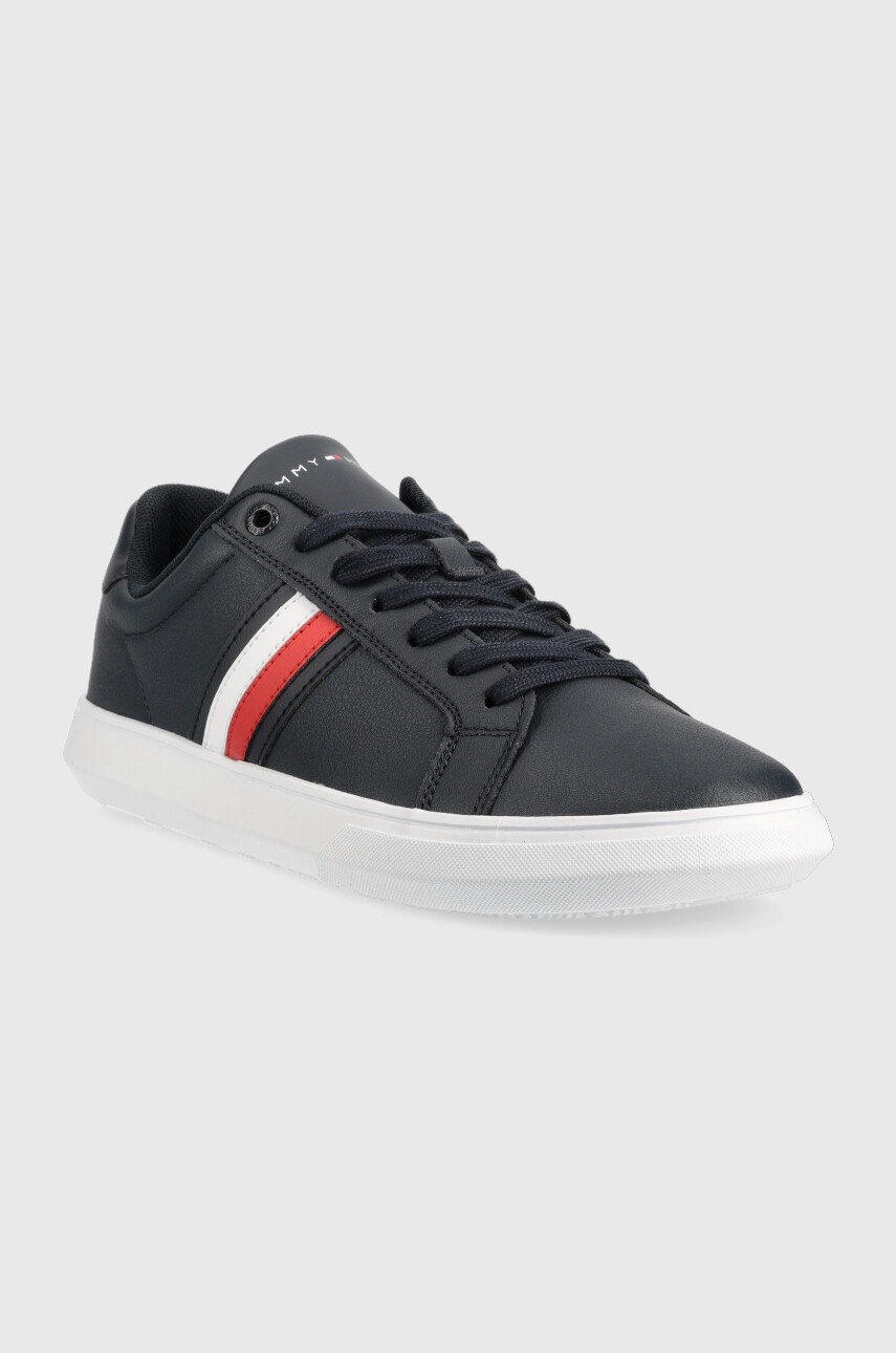 

Кожаные кроссовки Tommy Hilfiger цвет синий