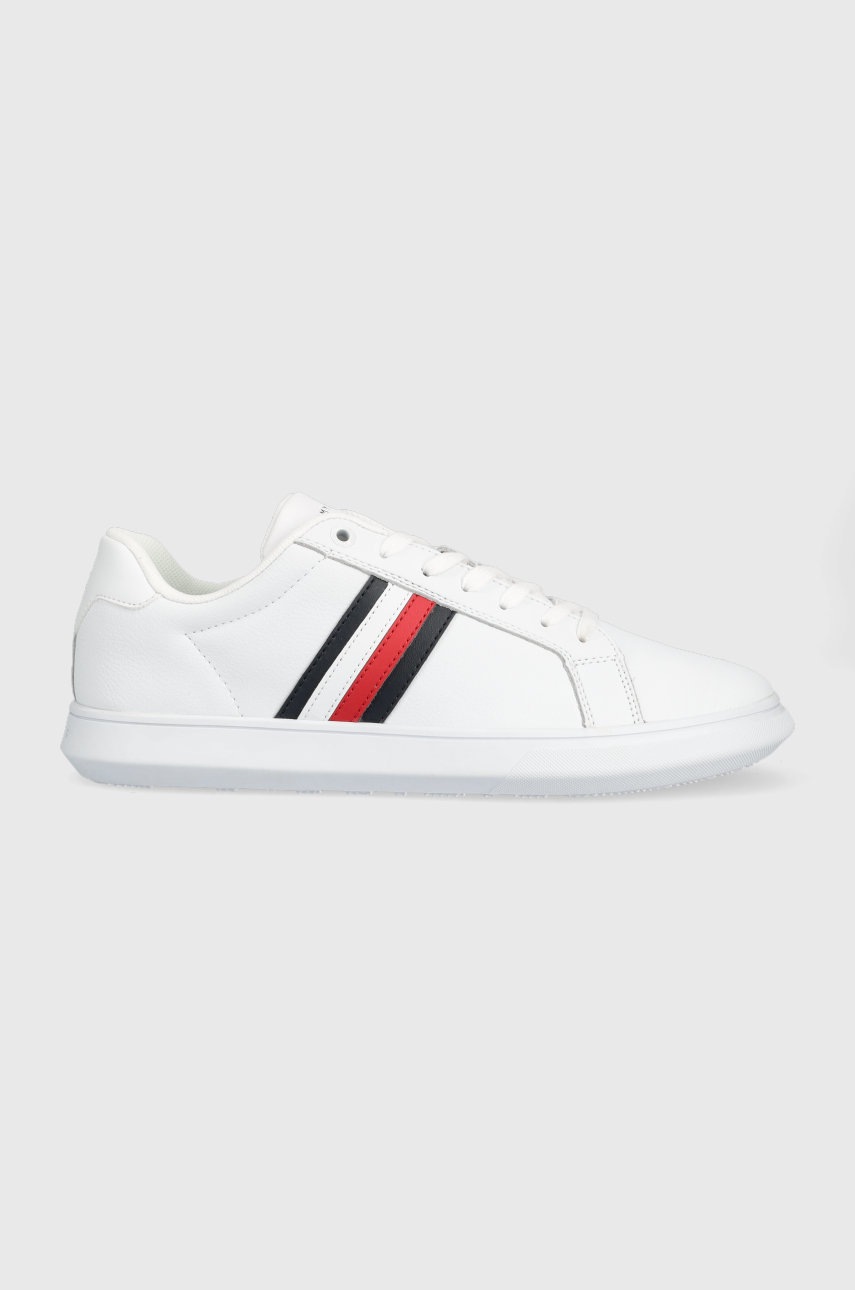 

Кожаные кроссовки Tommy Hilfiger цвет белый