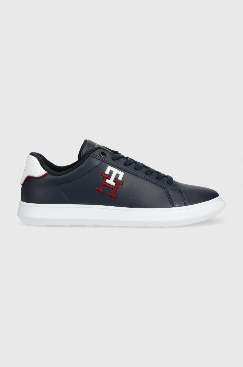 

Кожени маратонки Tommy Hilfiger в тъмносиньо, Тъмносин