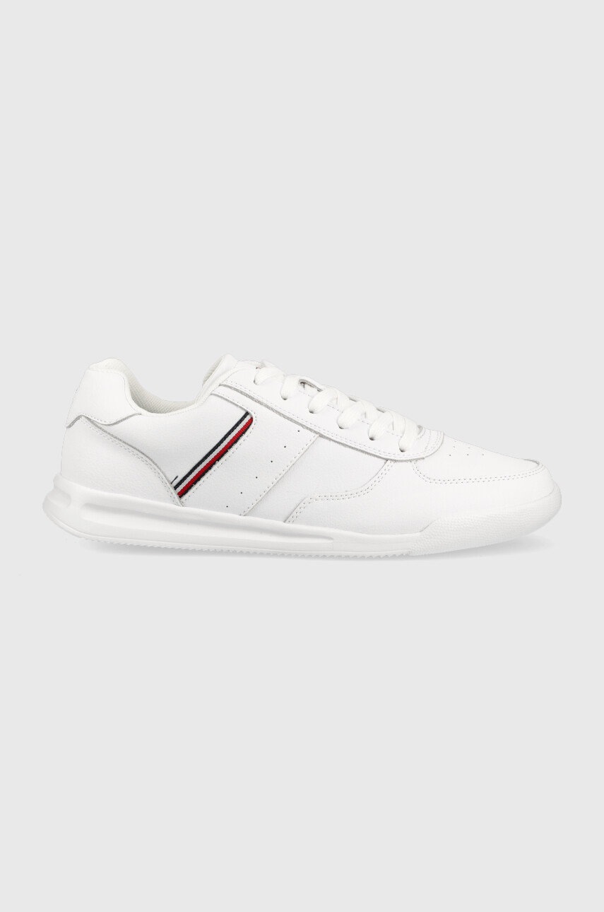 

Кожени маратонки Tommy Hilfiger в бяло, Бял