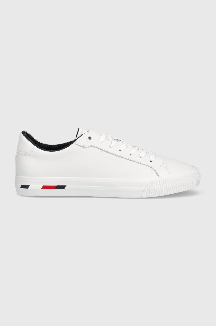 

Маратонки Tommy Hilfiger в бяло, Бял