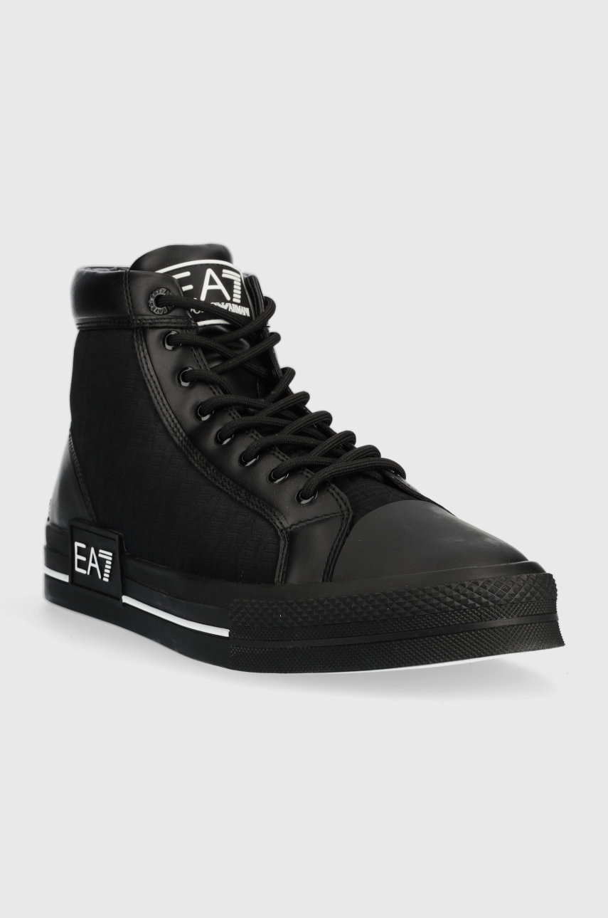 

Кеди EA7 Emporio Armani Jv Allover чоловічі колір чорний