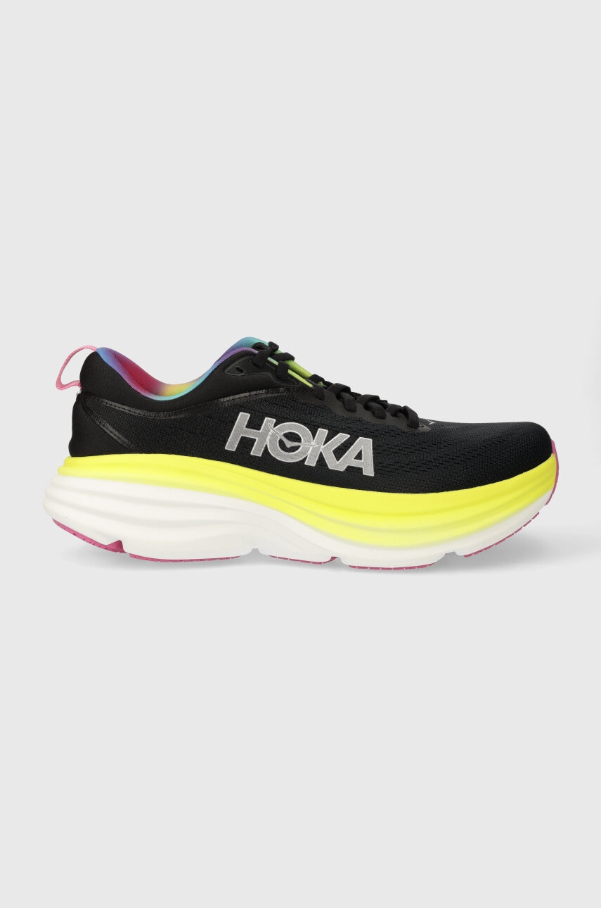 Hoka One One pantofi de alergat Bondi 8 culoarea negru