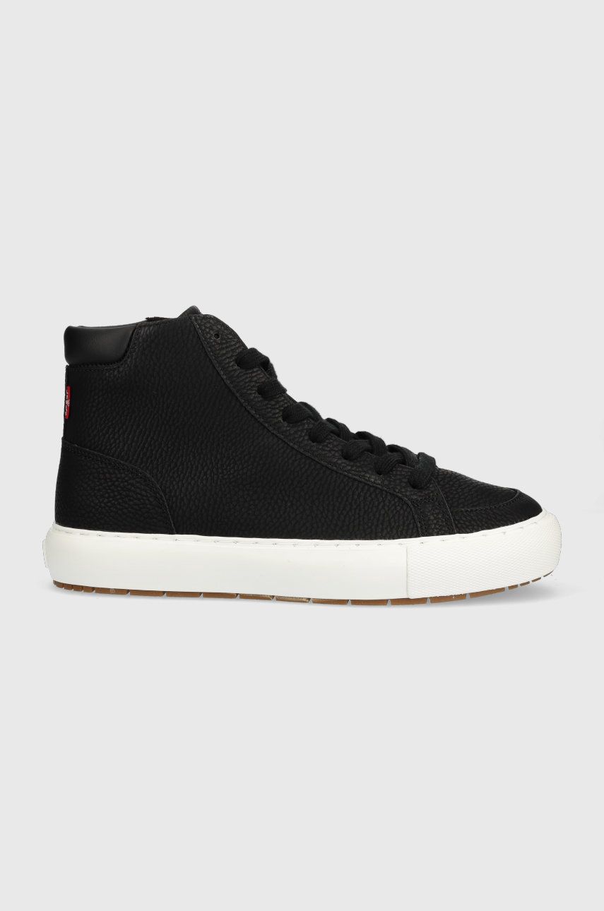 Levi's sneakers Woodward Rugged Chukka barbati, culoarea negru