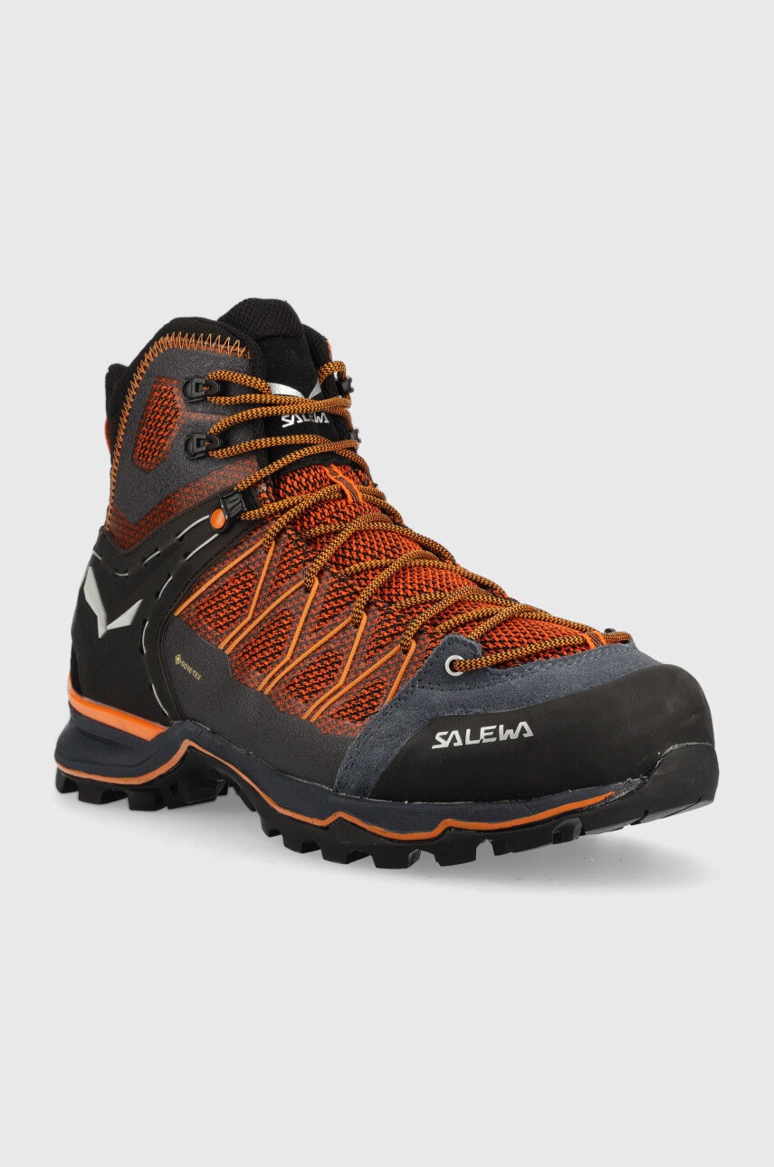 

Ботинки Salewa Mountain Trainer Lite Mid Gtx мужские цвет оранжевый