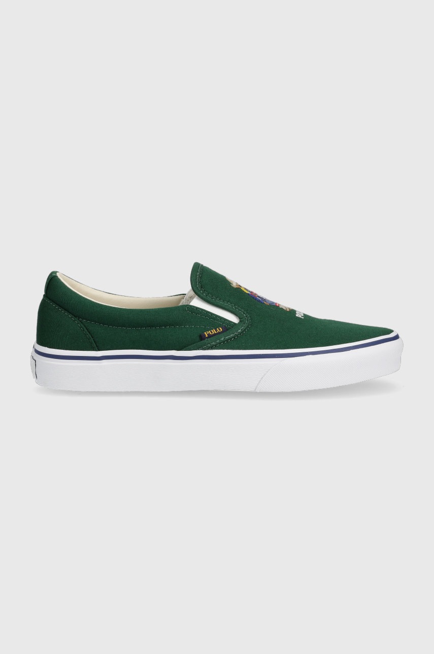 

Ниски кецове Polo Ralph Lauren Keaton в зелено 816877739002, Зелен