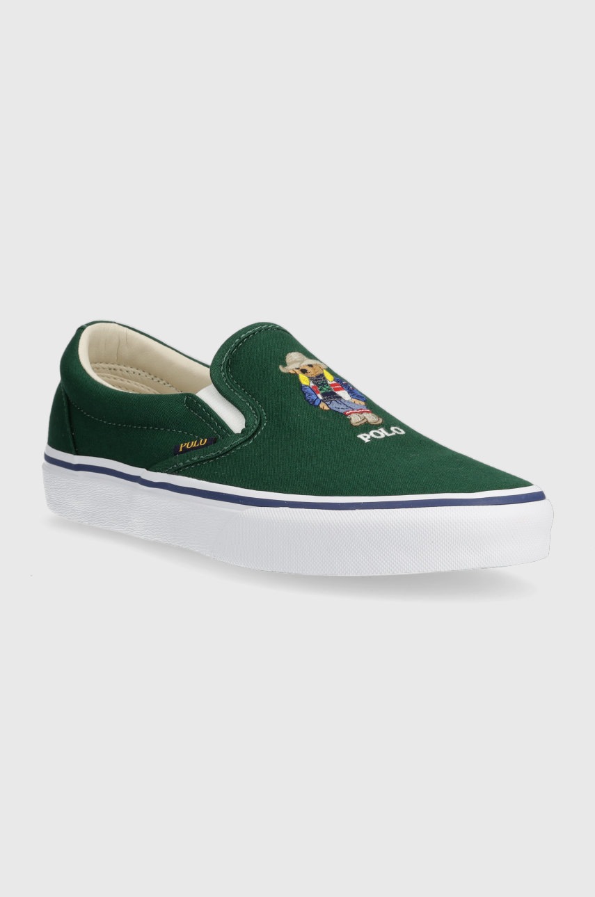 

Кеды Polo Ralph Lauren Keaton мужские цвет зелёный 816877739002