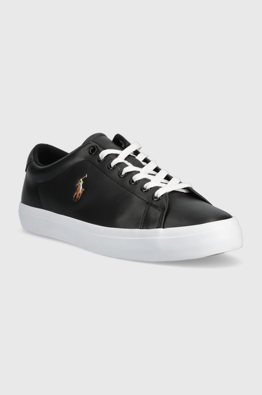 

Кожаные кроссовки Polo Ralph Lauren Longwood цвет чёрный 816884372001