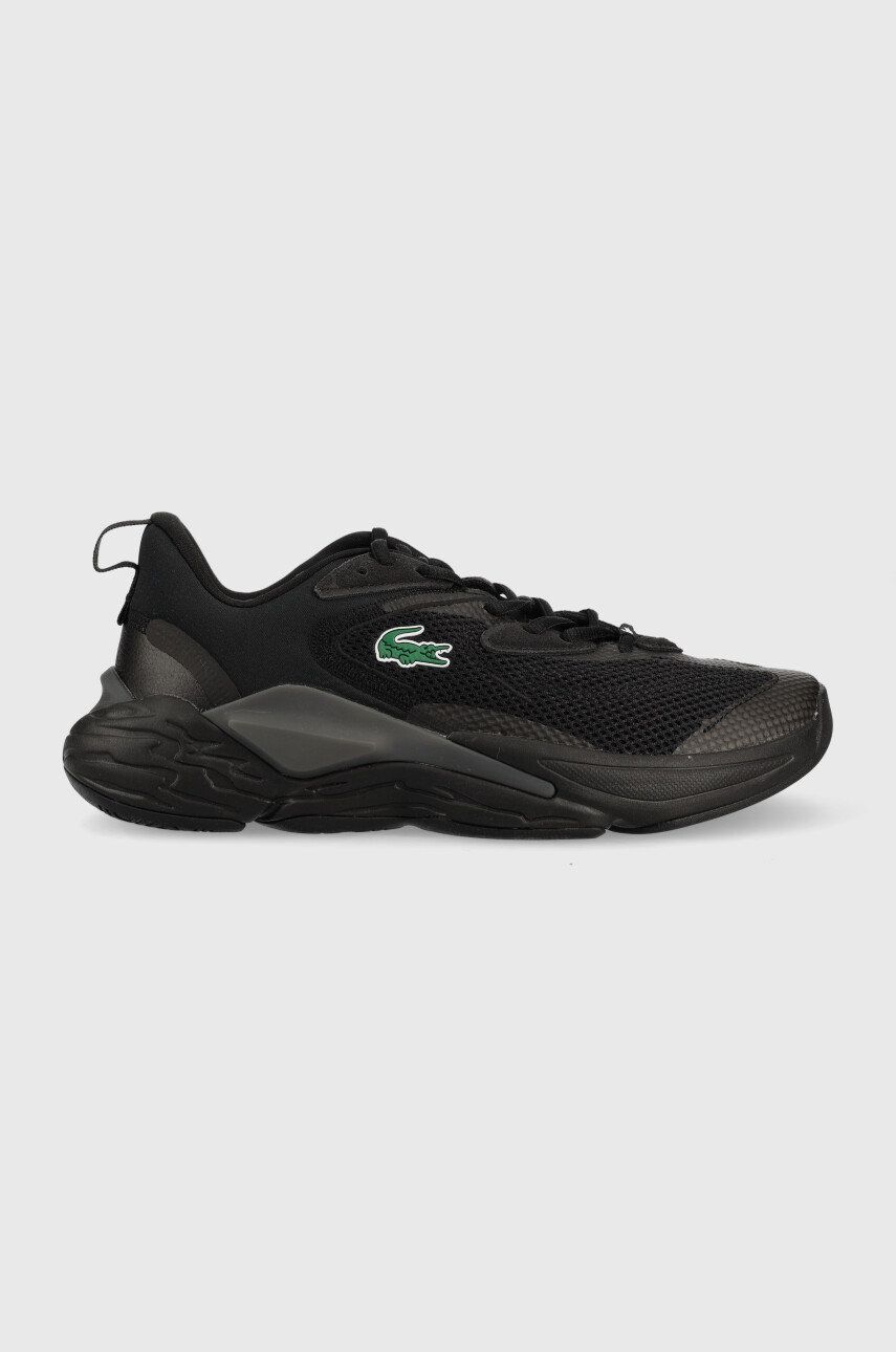 Lacoste sneakers Aceshot culoarea negru image