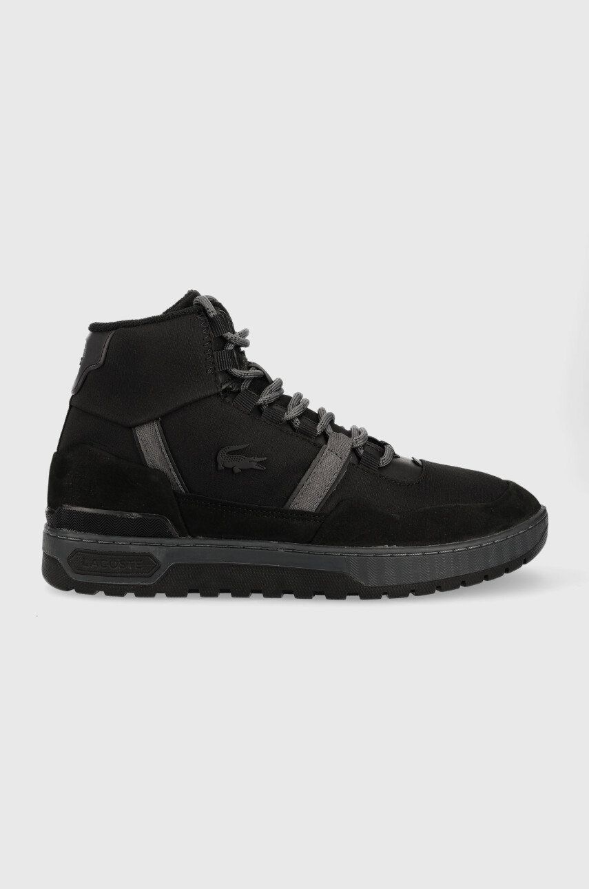 Lacoste sneakers T-Clip Winter Mid barbati, culoarea negru answear.ro imagine noua