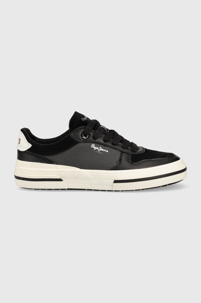 Pepe jeans sneakers allen original culoarea negru
