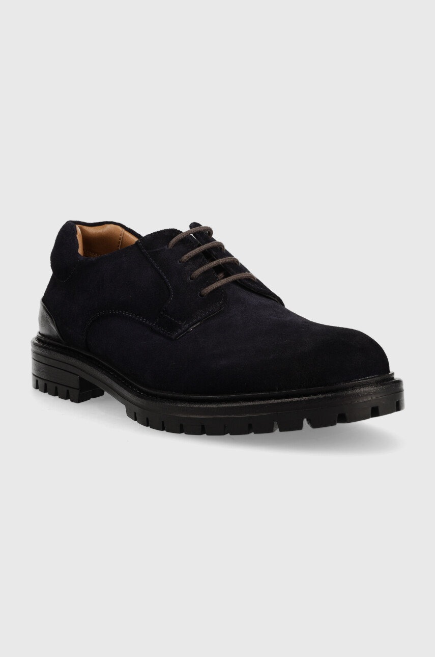 

Кожаные туфли Pepe Jeans Ned Shoe Sport мужские цвет синий
