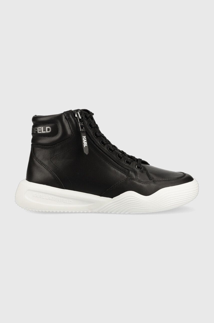 Karl Lagerfeld Sneakers Din Piele Kapri Run Culoarea Negru