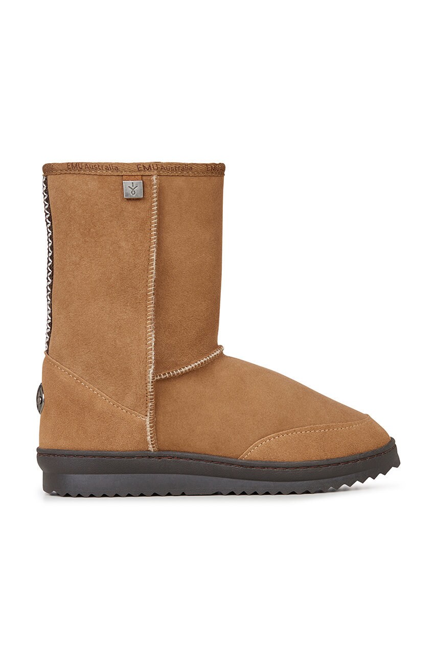 Emu australia cizme de zapada din piele intoarsa platinum outback lo barbati, culoarea maro