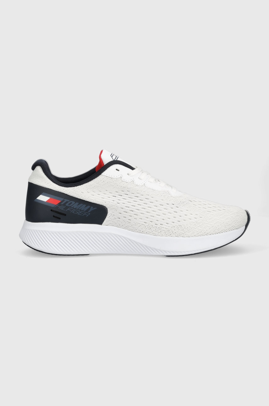 Tommy Sport sneakers culoarea alb