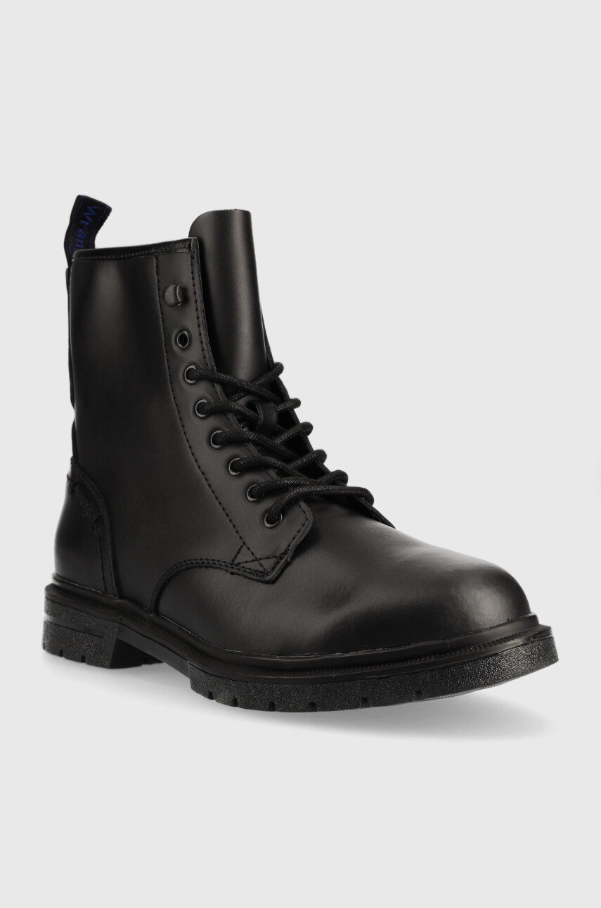 

Шкіряні черевики Wrangler Spike Mid чоловічі колір чорний