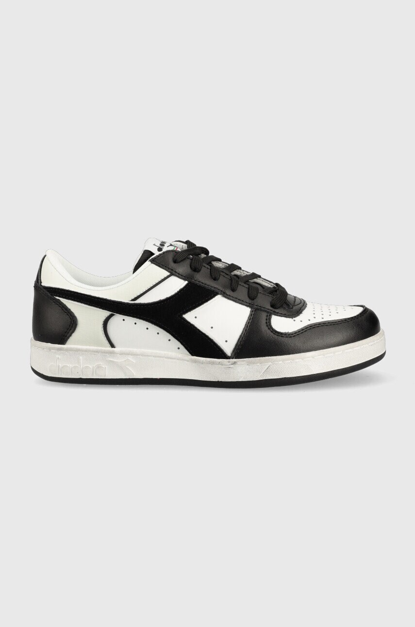 Diadora sneakers din piele Magic Basket culoarea negru