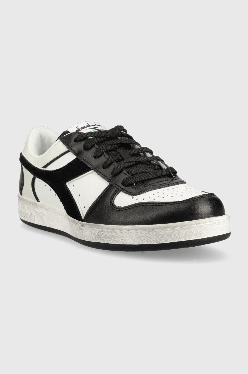 

Кожаные кроссовки Diadora Magic Basket цвет чёрный