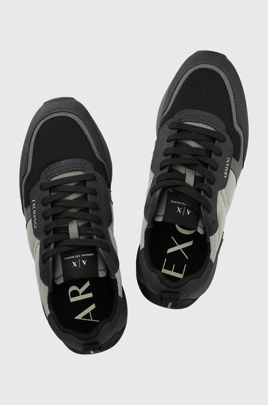 

Маратонки Armani Exchange в сиво, Сив