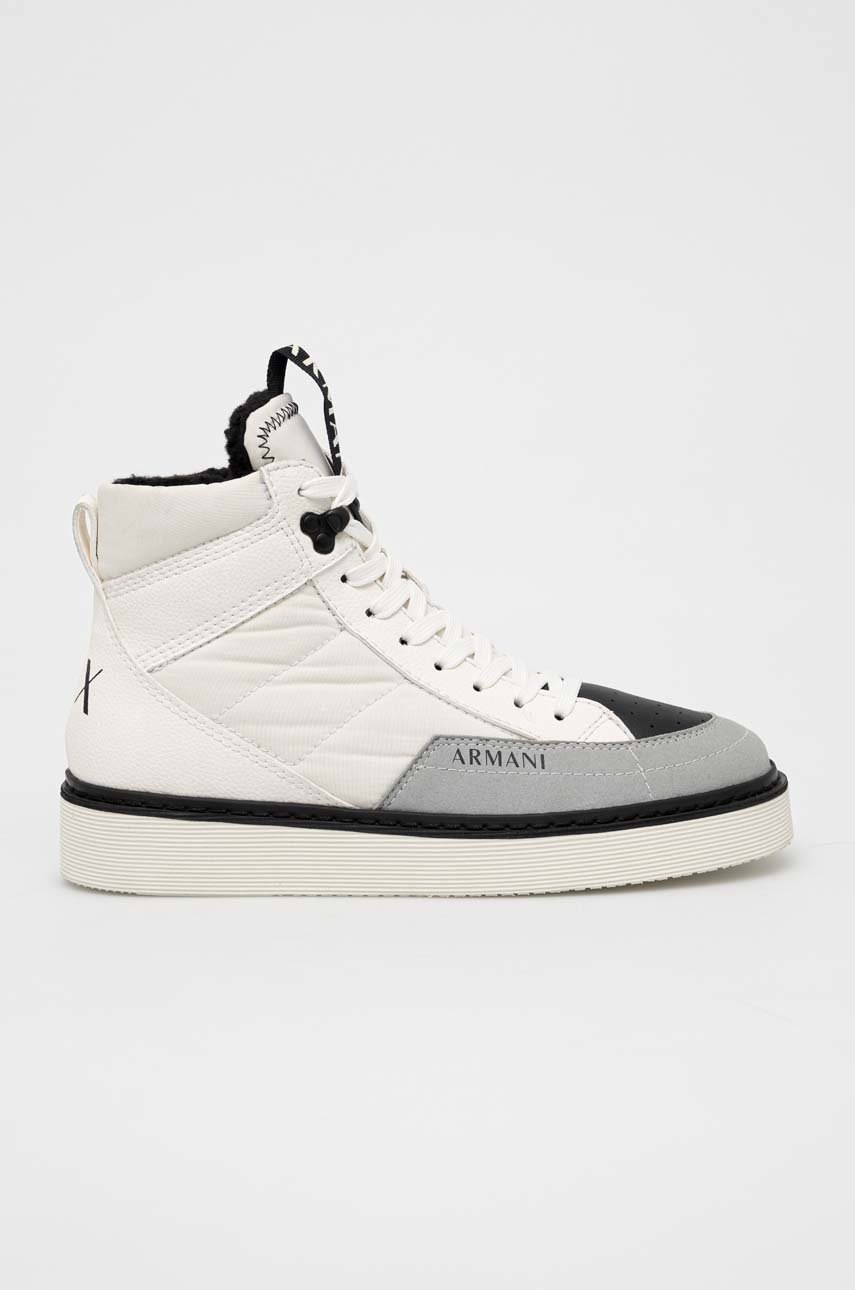 

Маратонки Armani Exchange в бяло, Бял