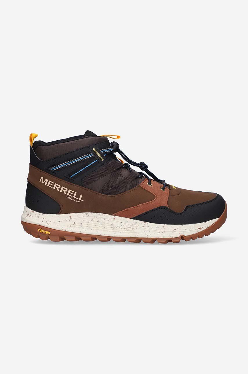 Boty Merrell Nova Sneaker Boot Bungee pánské, hnědá barva, Wp J067111