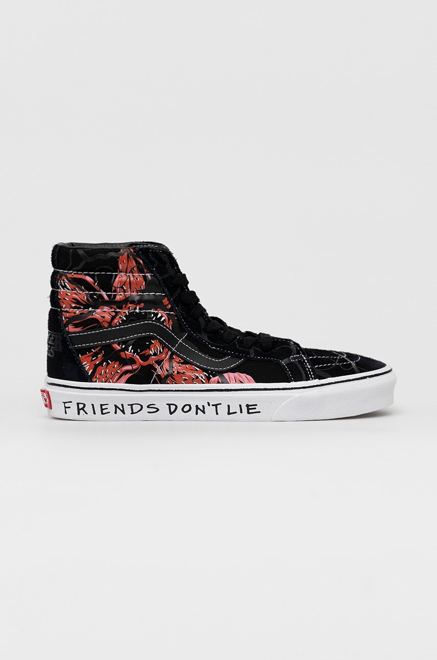 Vans tenisi sk8-hi starnger things culoarea negru