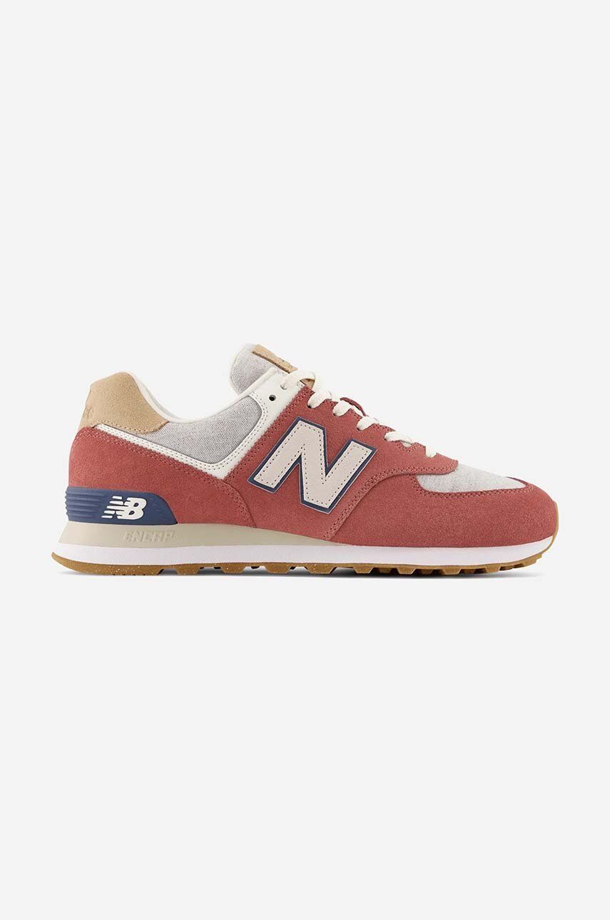 New Balance sneakers U574SR2 culoarea rosu U574SR2-SR2