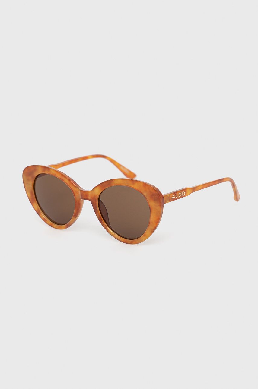 Aldo ochelari de soare Etenad femei, culoarea maro Accesorii imagine noua