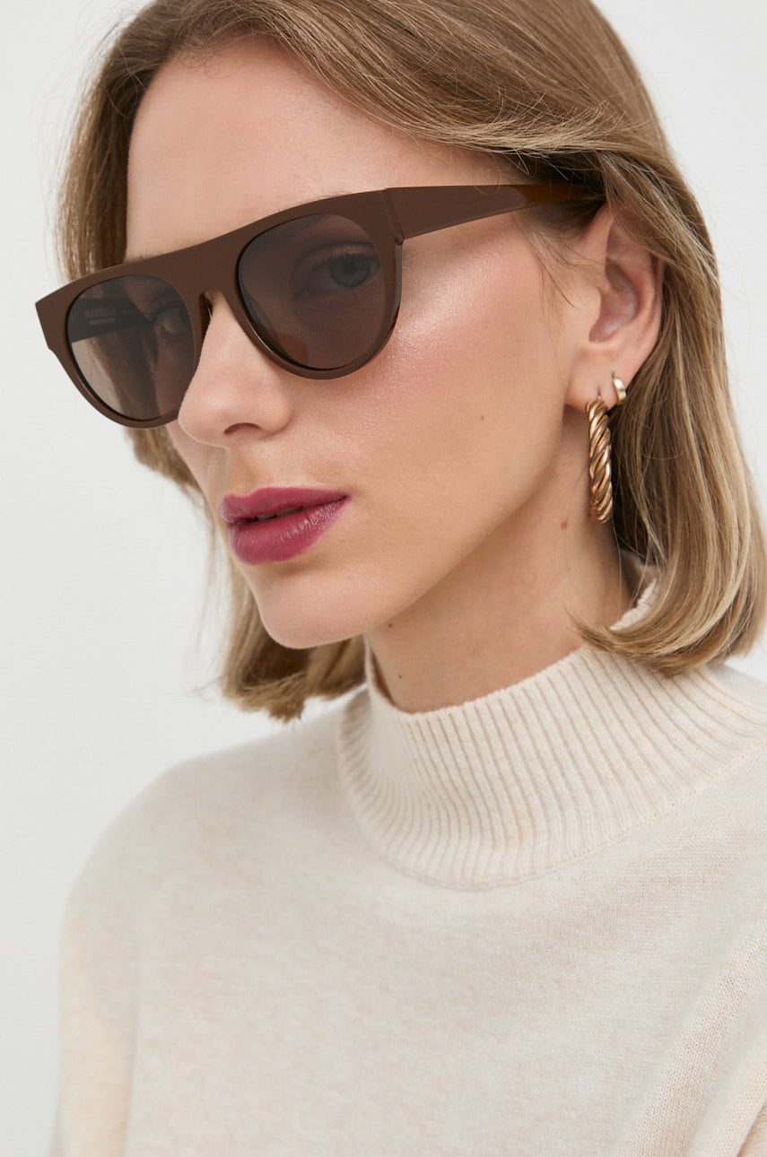 Marella ochelari de soare femei, culoarea maro