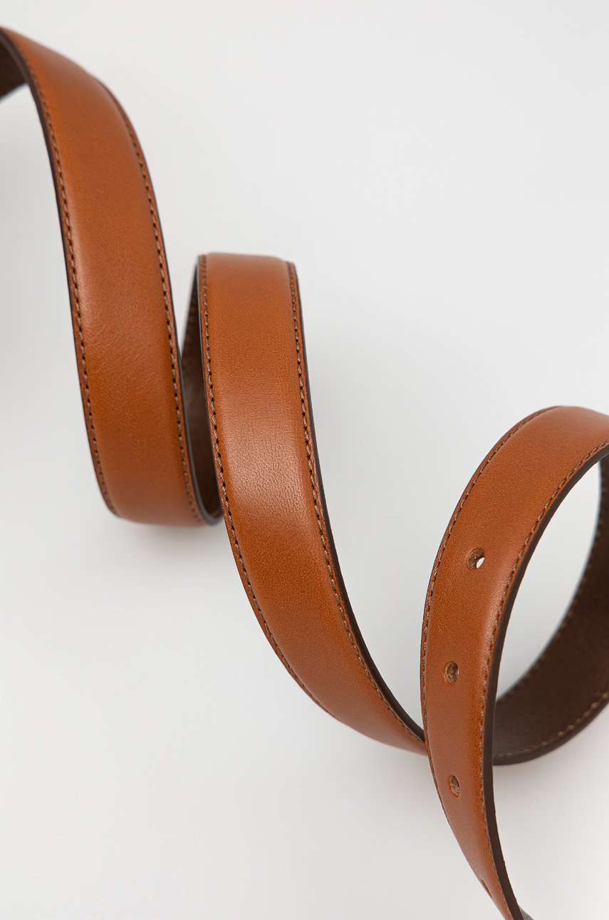 

Шкіряний ремінь Tommy Hilfiger Timeless Belt 2.5 Bombe жіночий колір коричневий