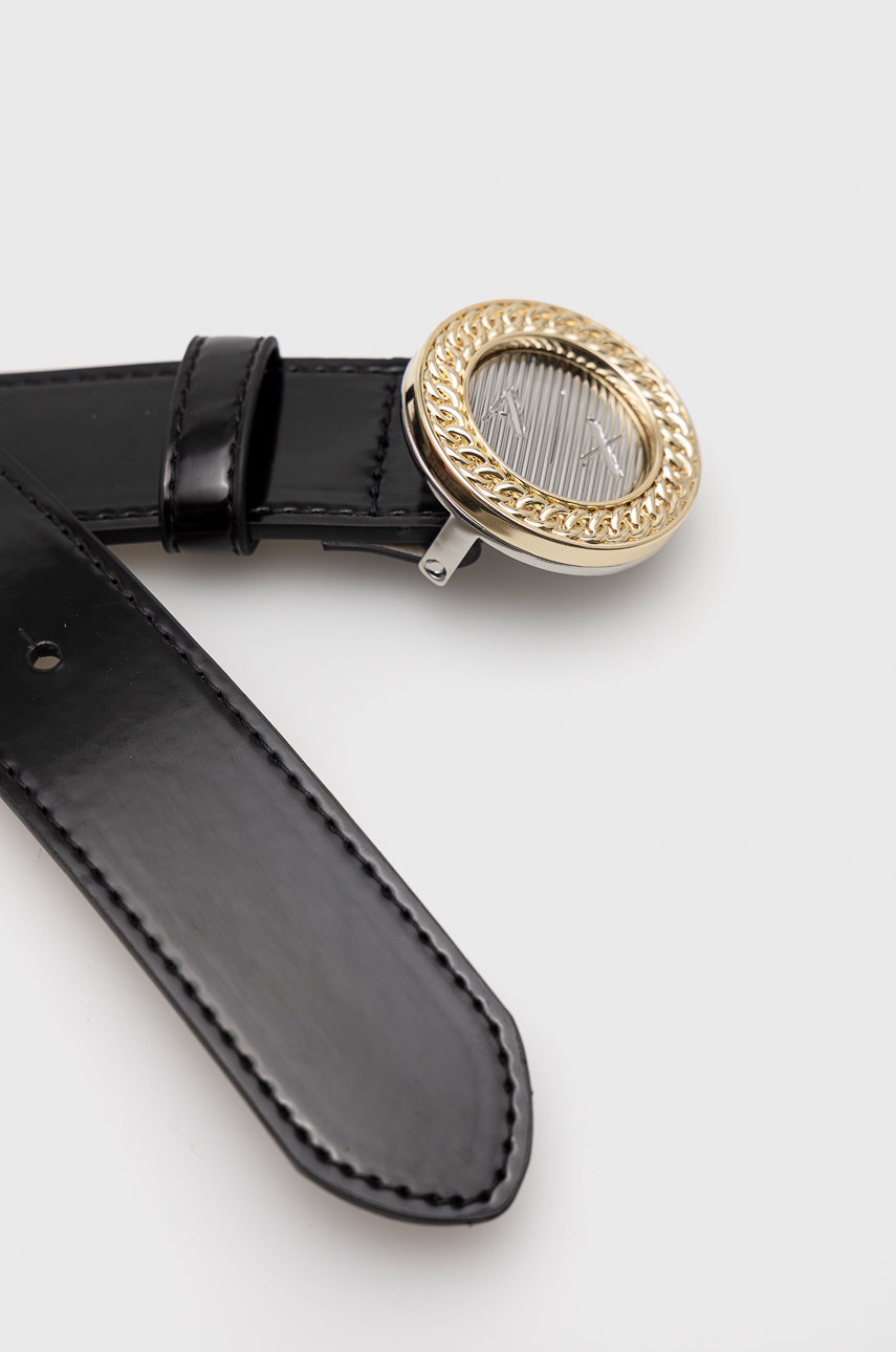 

Ремень Armani Exchange женский цвет чёрный