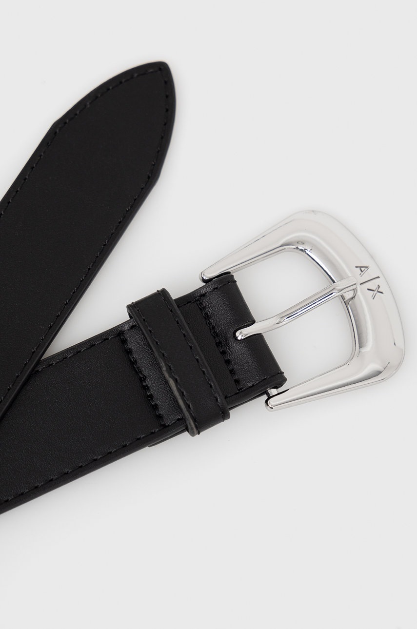 

Ремінь Armani Exchange жіночий колір чорний