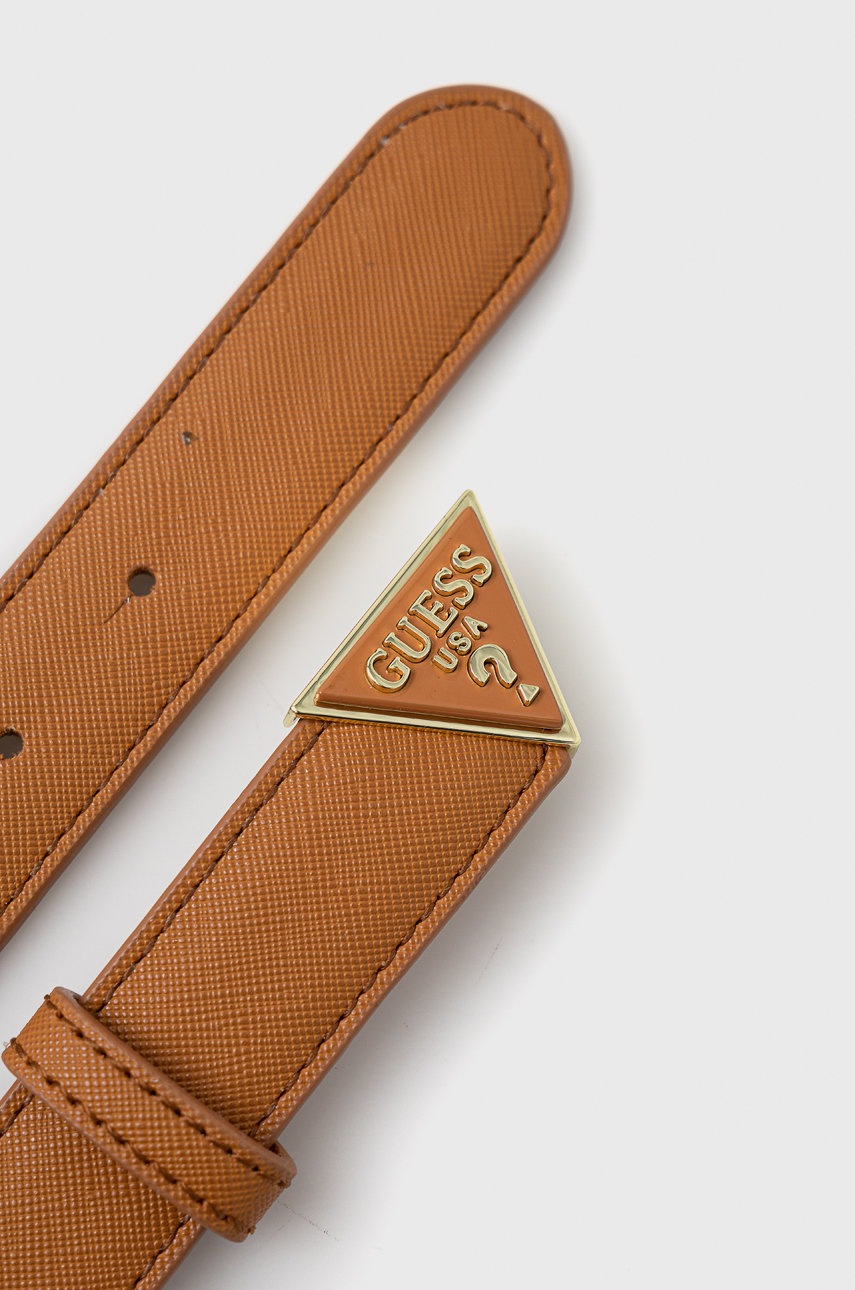 

Ремінь Guess жіночий колір коричневий