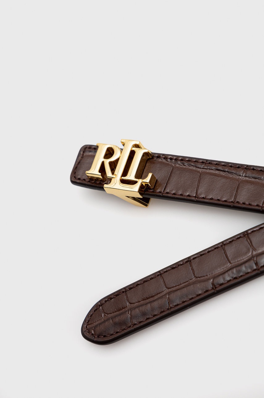 

Кожаный ремень Lauren Ralph Lauren женский цвет коричневый
