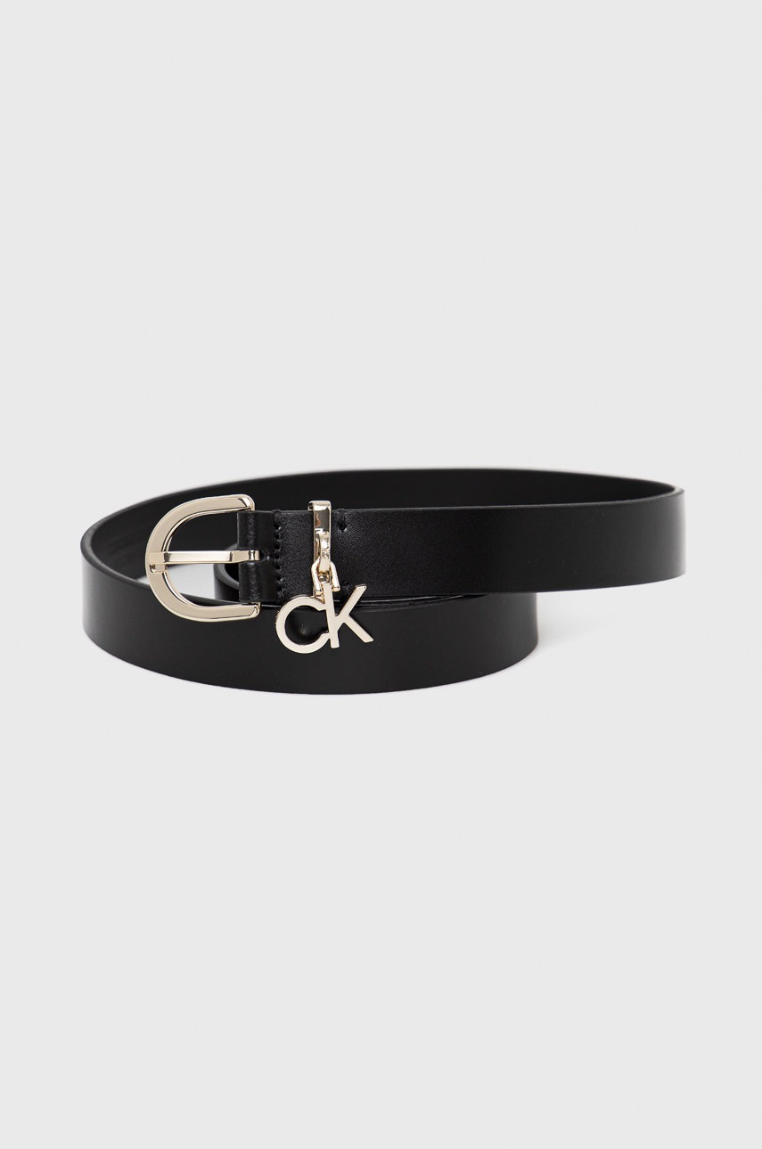 

Колан Calvin Klein дамски в черно, Черен