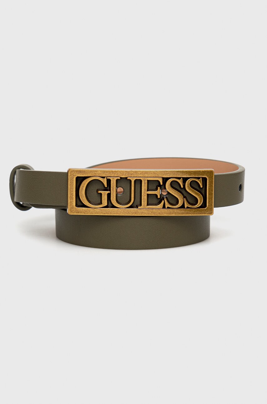 

Ремінь Guess жіночий колір зелений