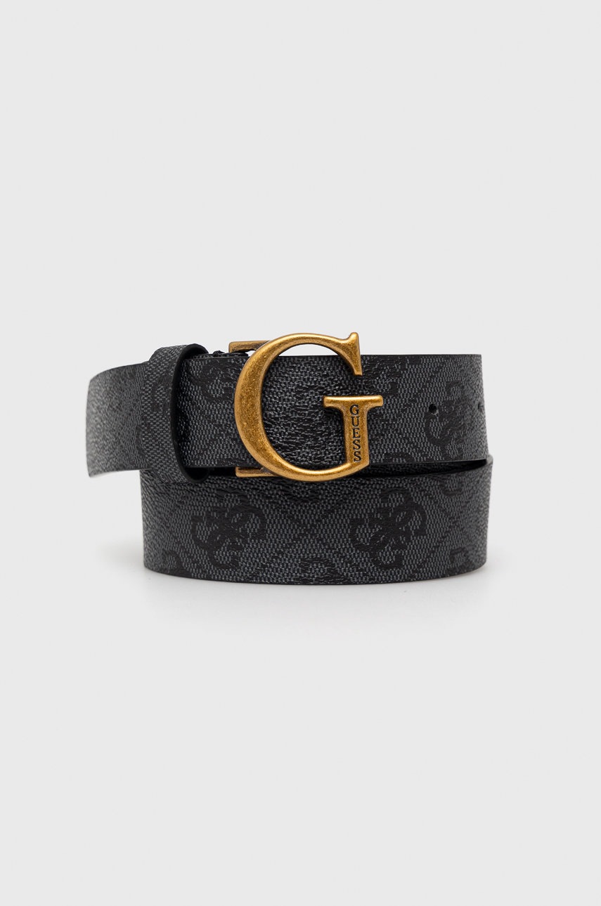 

Колан Guess дамски в черно, Черен