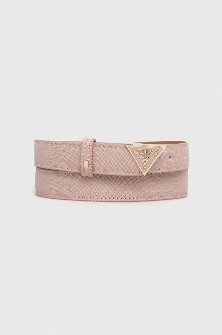 

Колан Guess дамски в розово, Розов