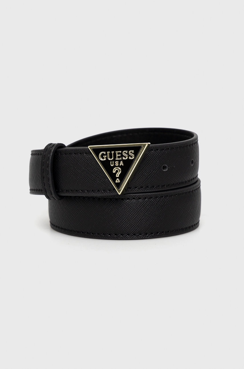 

Колан Guess дамски в черно, Черен