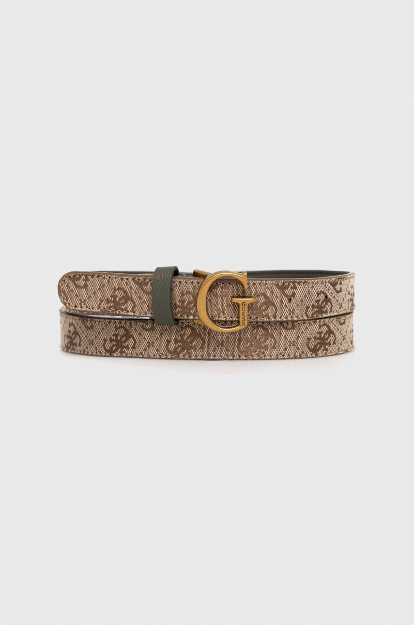

Колан Guess дамски в кафяво, Кафяв