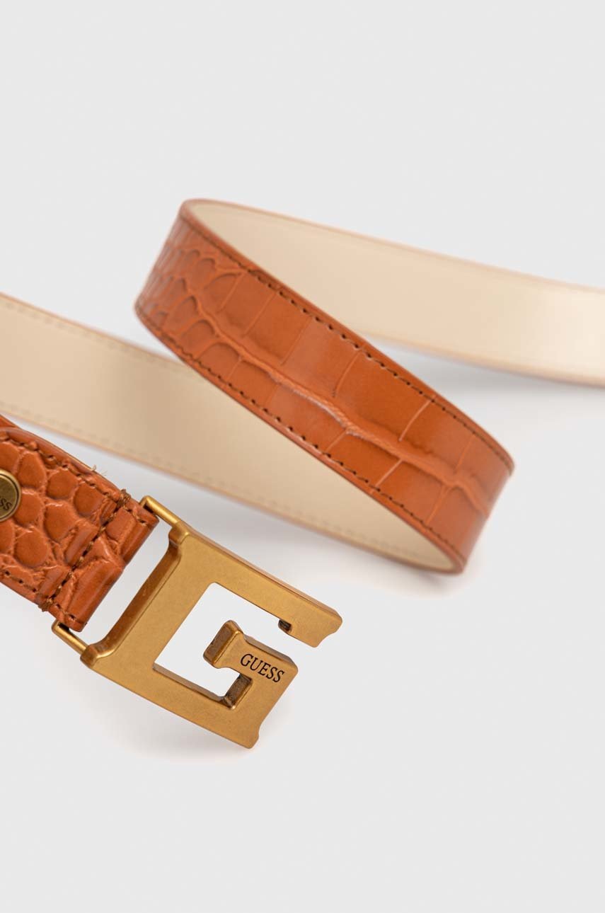 

Ремень Guess женский цвет коричневый